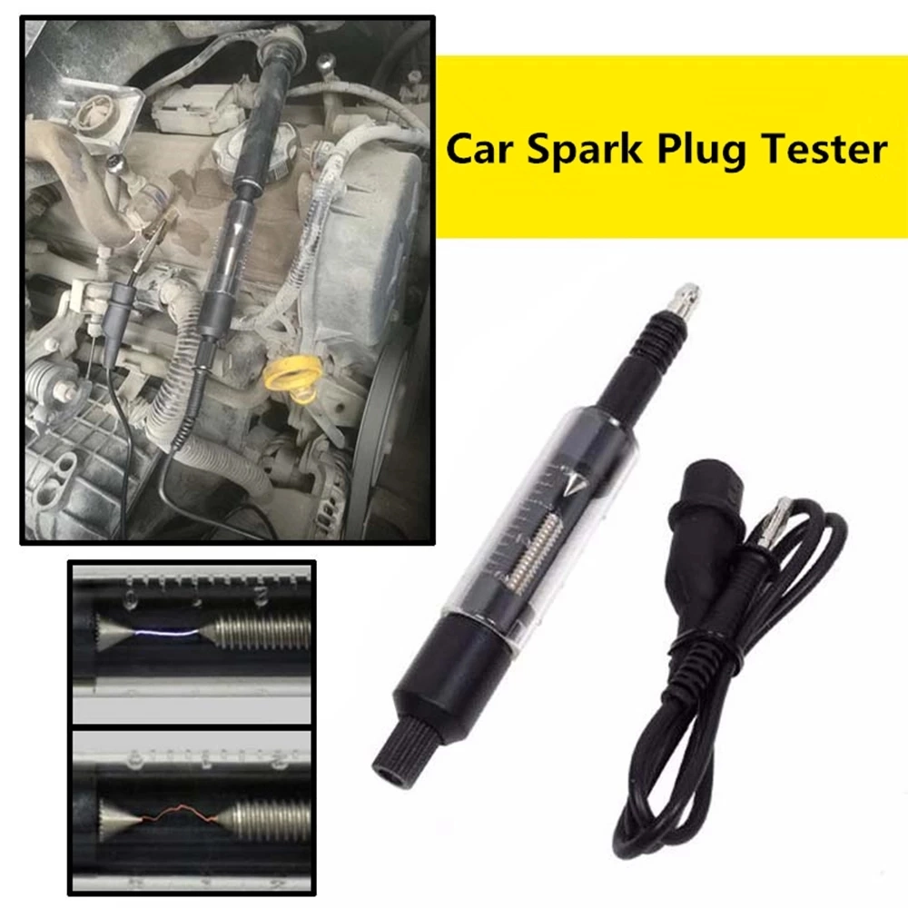 New Adjustable Car Spark Range Test Spark Plugs Tester Wires Coils Diagnostic Tool Coil Ignition System Tester Repair Tool