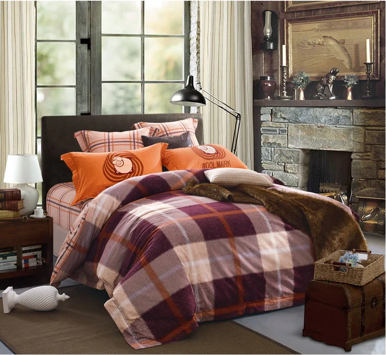 Comforter Set Brushed Cotton Bedsheet