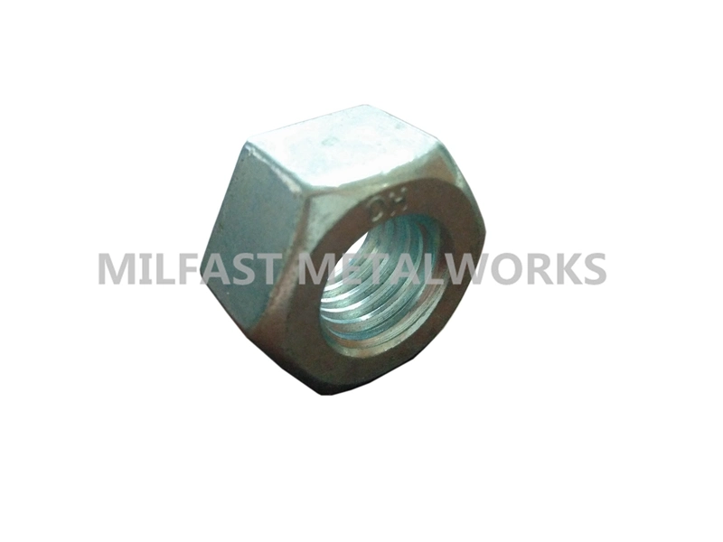 Hexagonal Head High Strength Nuts ASTM A563 Dh Zinc Plated