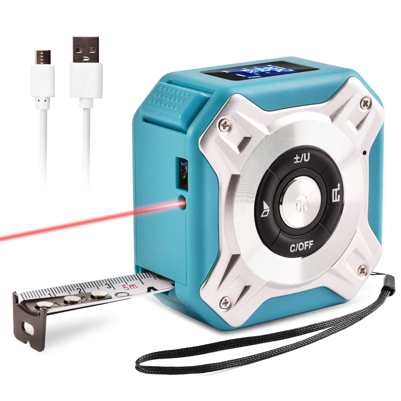 Laser Distance Meter 40m Rangefinder Laser Tape Range Finder Build Messgerät Lineal Abstand Test Tool