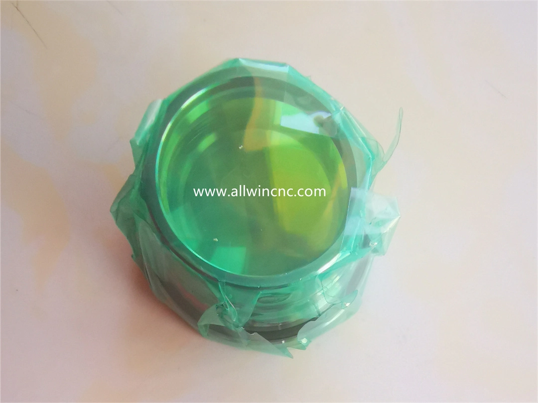 Fabricant F60 Lentille de collimation laser D20*5 Verre optique en quartz Film jaune Lentille laser