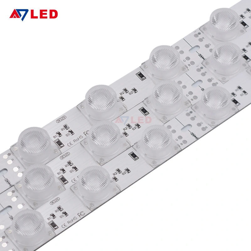 IP20 High Lumen RGB SMD 3030 18LEDs/M Multi Color Rigid LED Strip Light Exhibition Lighting