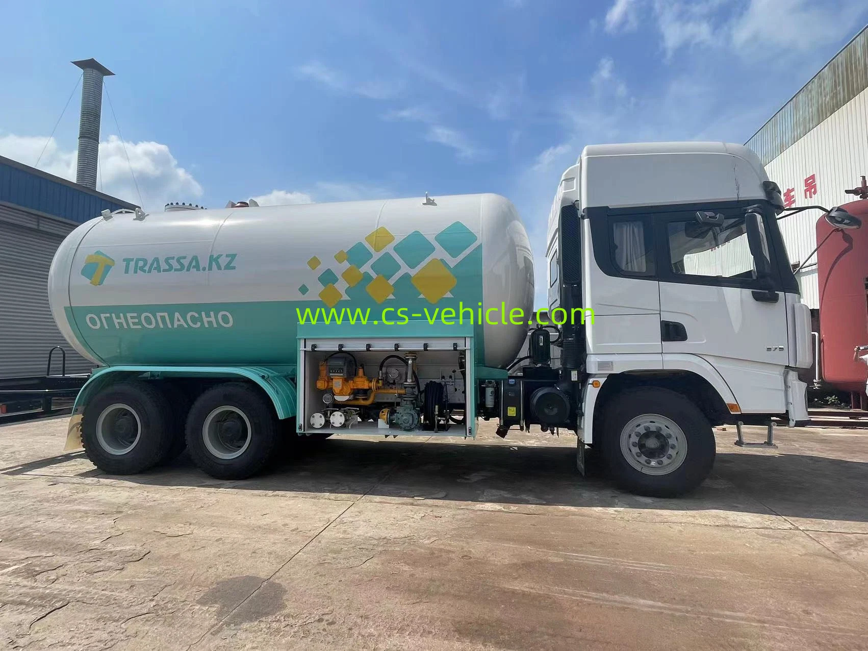 Good Price Shacman X3000 20, 000 Liters 10ton LPG Bobtail Tanker Truck for Kazakhstan