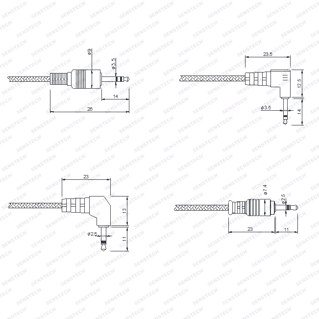 Food-Grade Hand-Held Straight Temperature Probe for Turkey Made-in-China