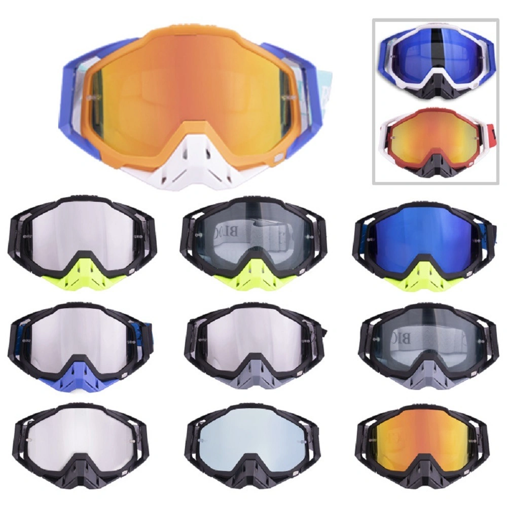 Windproof Anti-UV Motorcycle Sunglasses Snow Ski Motocross Outdoor Environments Goggles for Motorcycle, Motocross, Ski Bl18822
