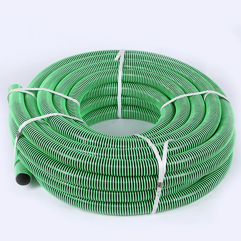 Flexible Corrugated Water Pump Helix Spiral 6 8 Inch PVC Suction Hose