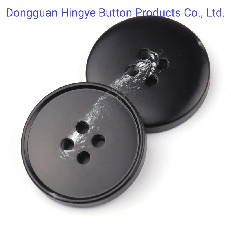 Resin Button Polyester Fake Ox Bone Horn Button for Clothing Garment Accessories