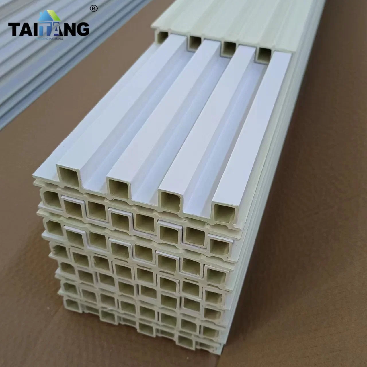 Outdoor WPC Great Wall Solid Wood Partition Wall Cladding WPC Board