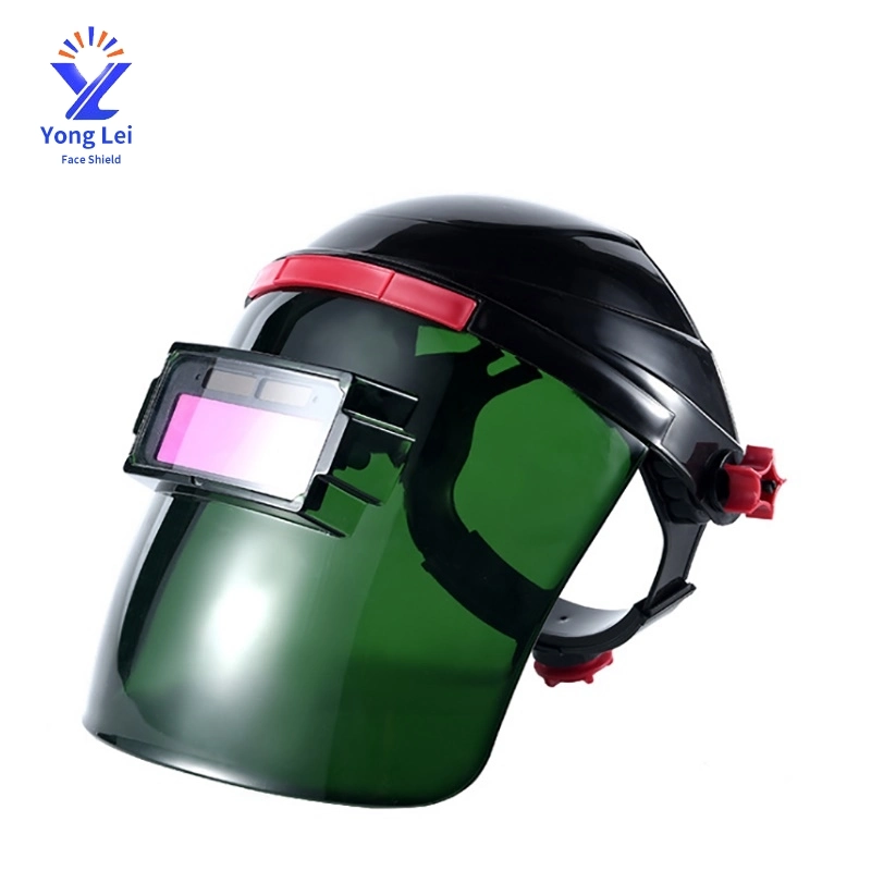 Face Mask Hat with Face Shield Protector Direct Sale Safe and Fireproof German Bayer PC Variable Photoelectric Welding