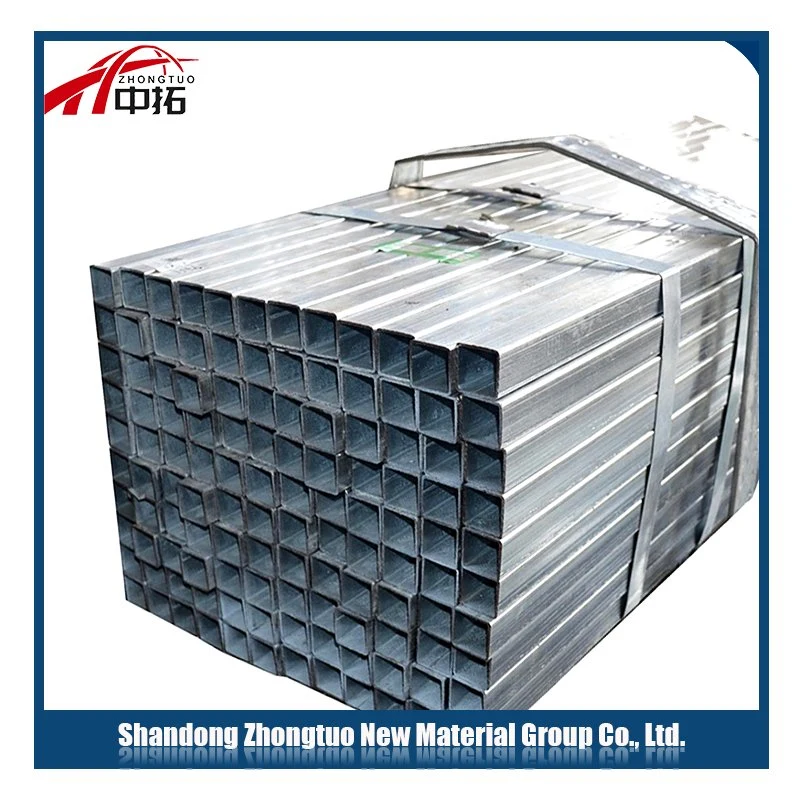 High quality/High cost performance A36 Hot Dipped Galvanized Steel Square Pipe 6mm