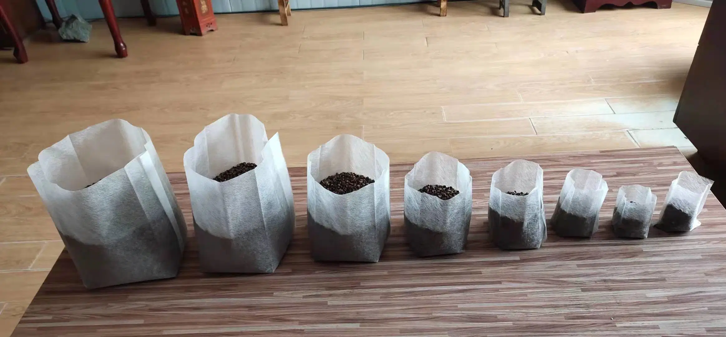 Black Non-Woven Fabric Plant Growing Pot Flower Grow Bags