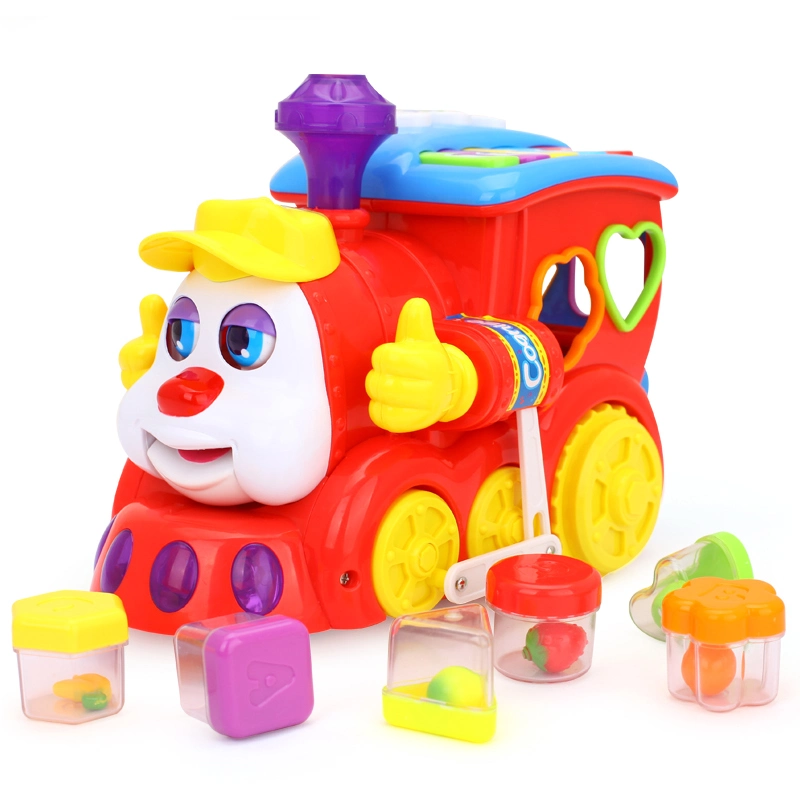 Factory Outlet Fidget Preescolar Educational Plastic Toys Musical Train Kids Juguetes Aprendizaje Loco Baby Toys Precio Baby Kids niños Juguetes