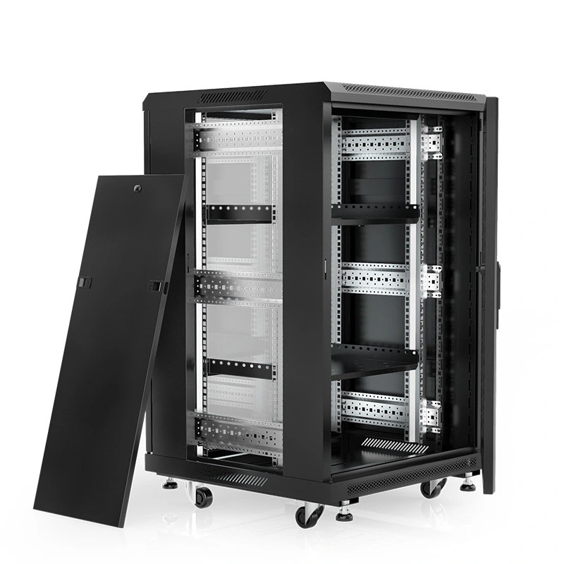 Servidor para rack Case 18u armario de pared precio de fábrica de red estándar de 19" de la pequeña red de armarios en rack 4U 12u 18u