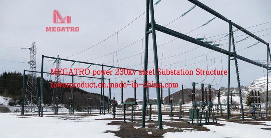 Megatro Power 230kv Steel Substation Structure