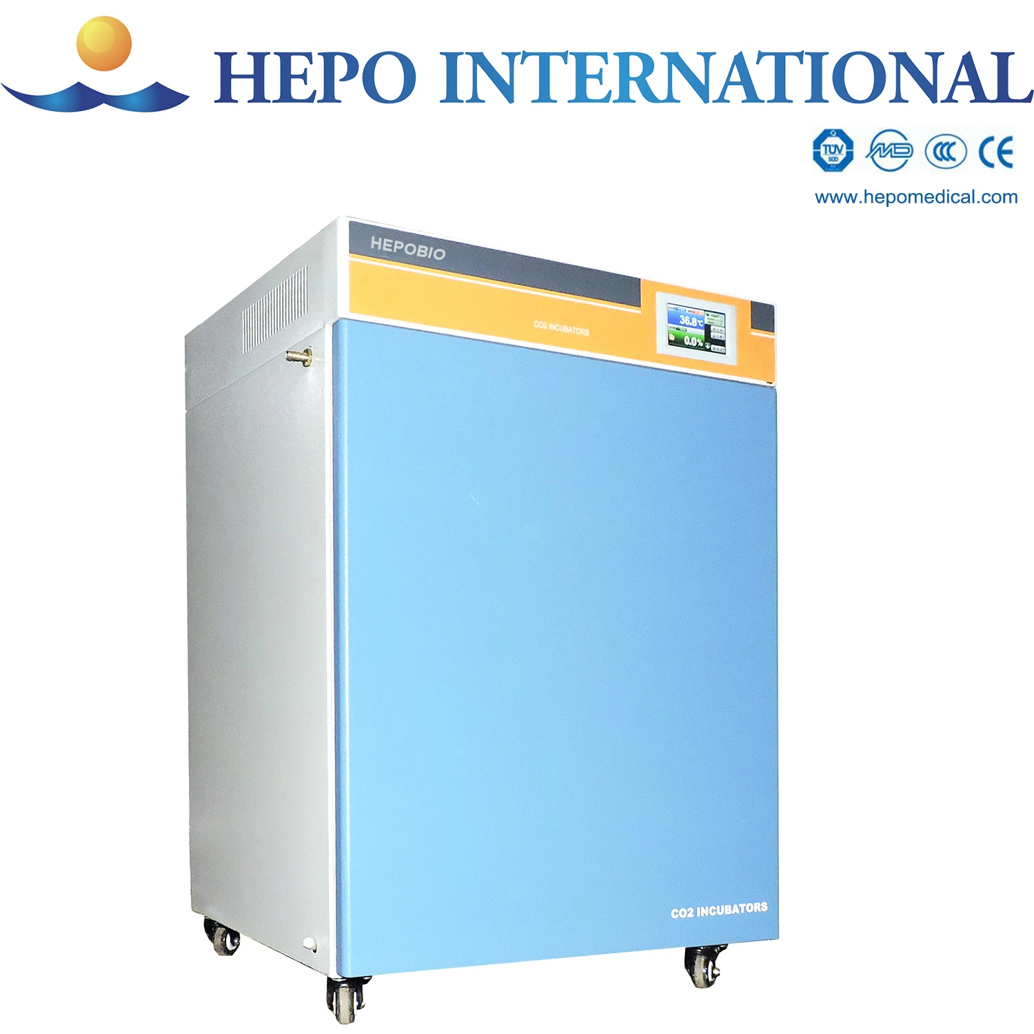 Water Jacket Electrical Heating Laboratory CO2 Incubator