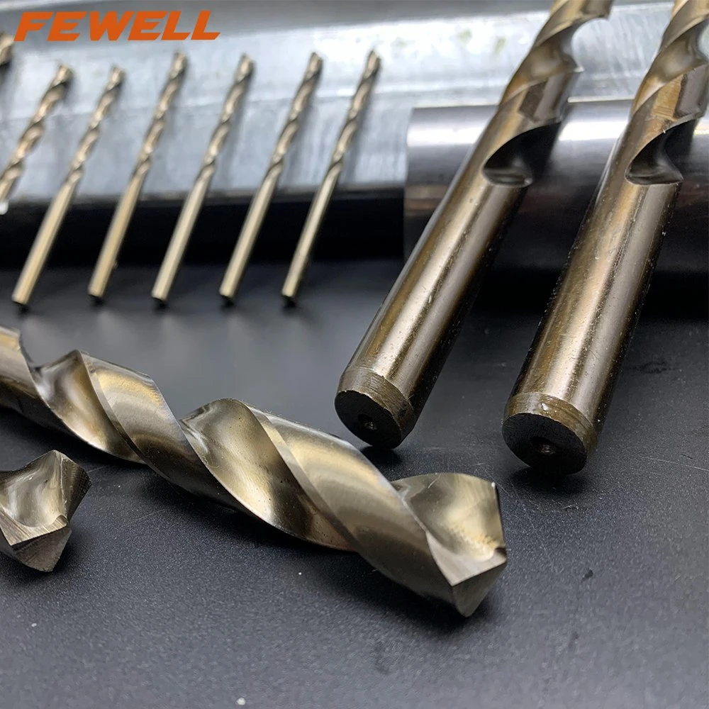 Brocas HSS para aço inoxidável, metal utilizado na máquina CNC Power Tools