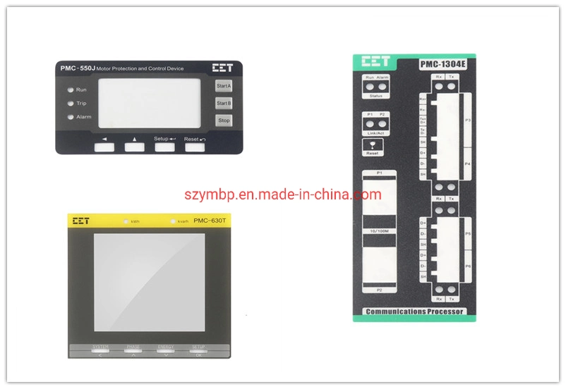 Manufacturer Custom Membrane Button Pet/PVC Instrument Equipment Switch Panel