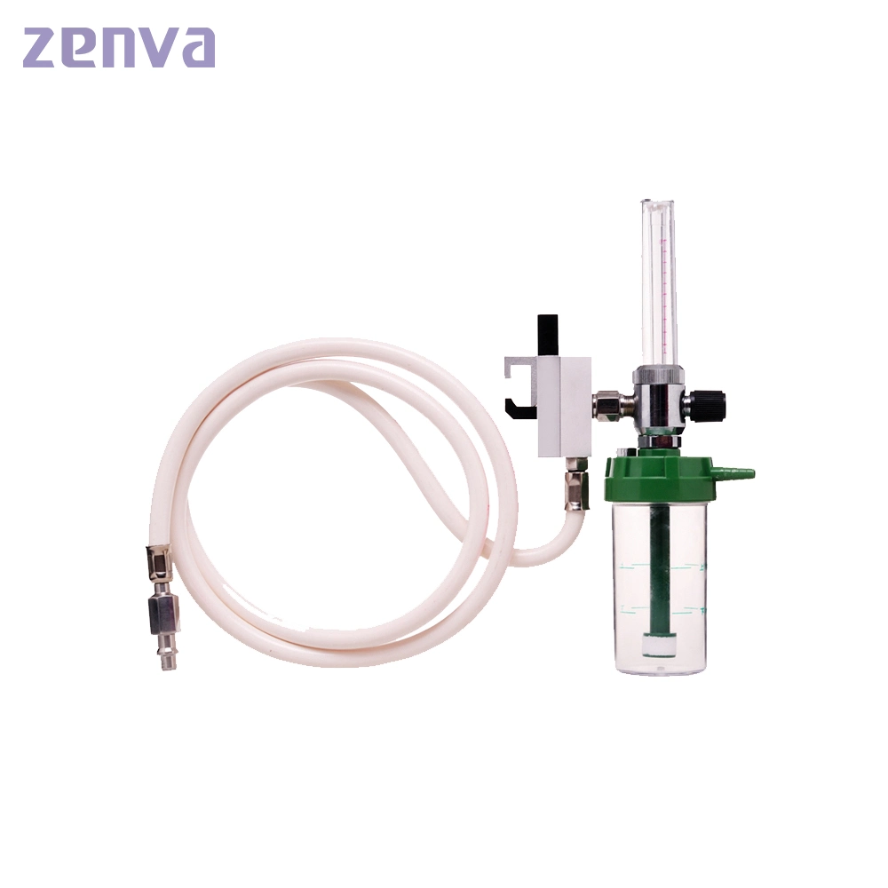 Nursing Breathing Equipment Medical Gas Oxygen Flowmeter with BS Adapter