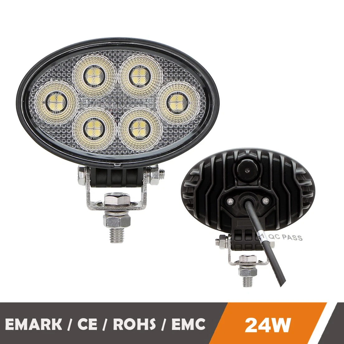 4" 24W Wholesale/Supplier Outdoor Work Light with DC Volt for Heavy Vehicles