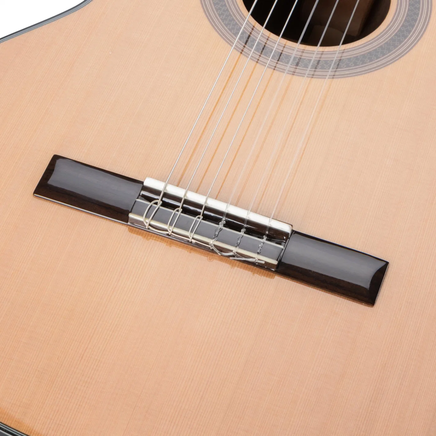 OEM 39 pouces Spruce Top Solid Wood guitare classique