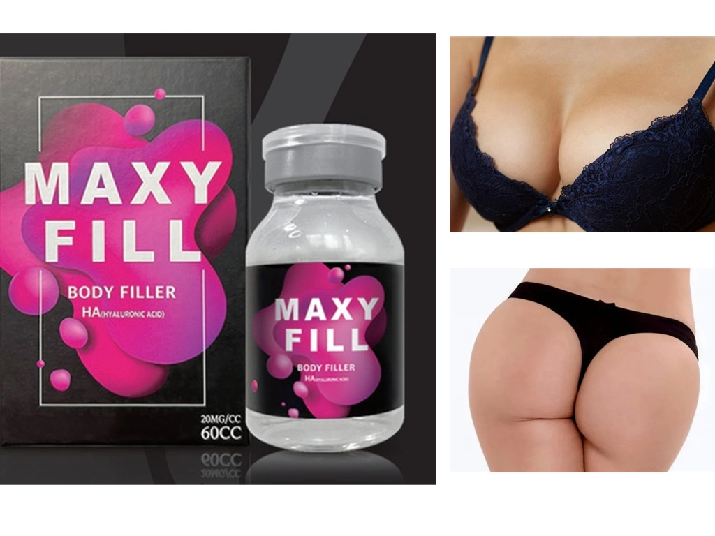 Rounder levantada tonizada Butt Buttock aumento de Maxy relleno de la manana cutre Relleno de ácido Hialurónico relleno no quirúrgico Btum Lift cuerpo de contorno Hia Relleno DIP de cadera Corp