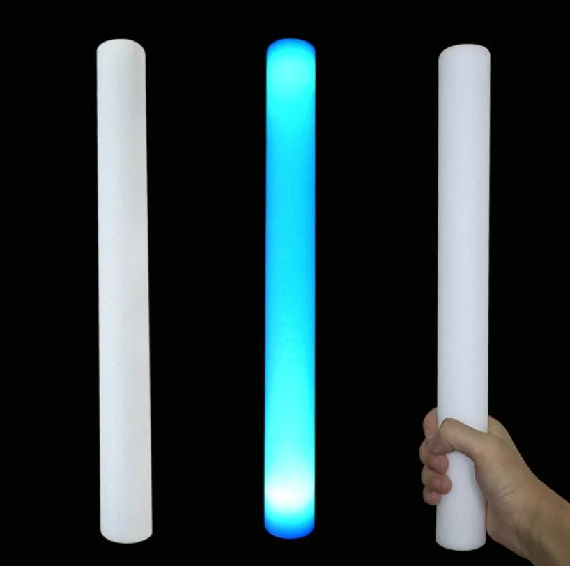 RGB Color Change Light up Foam Stick 48cm Concert Party Se utiliza un tubo de espuma LED