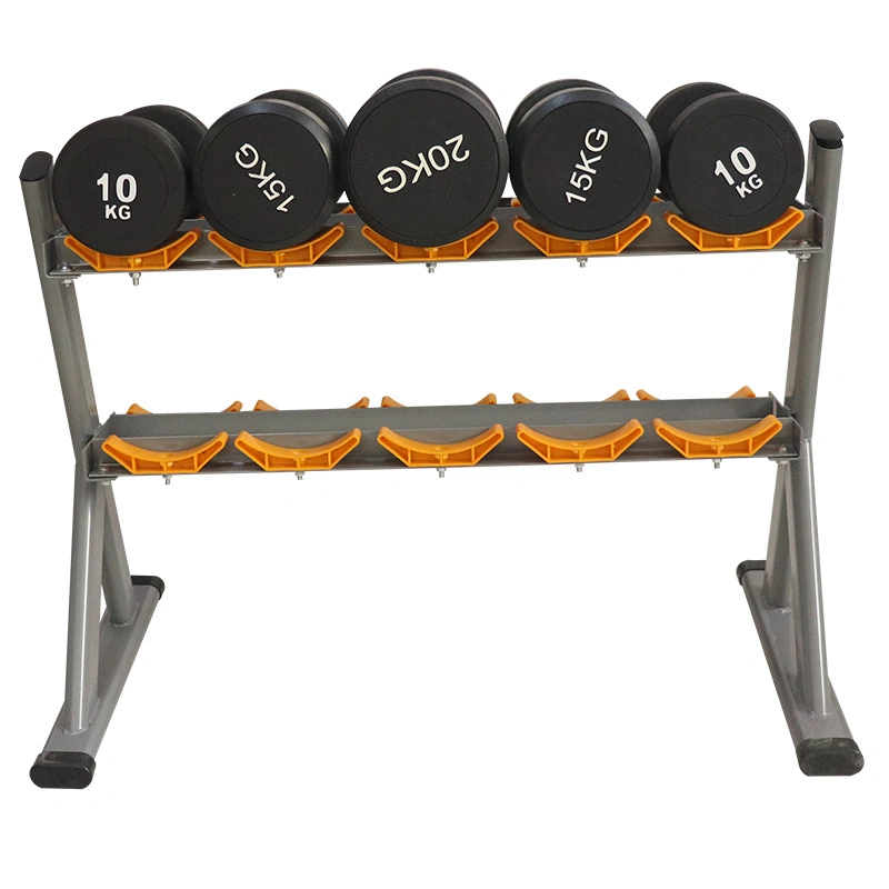 10 Pairs Two Layer Dumbbell Racks with Bracket Gym Equipment for Weight Storage