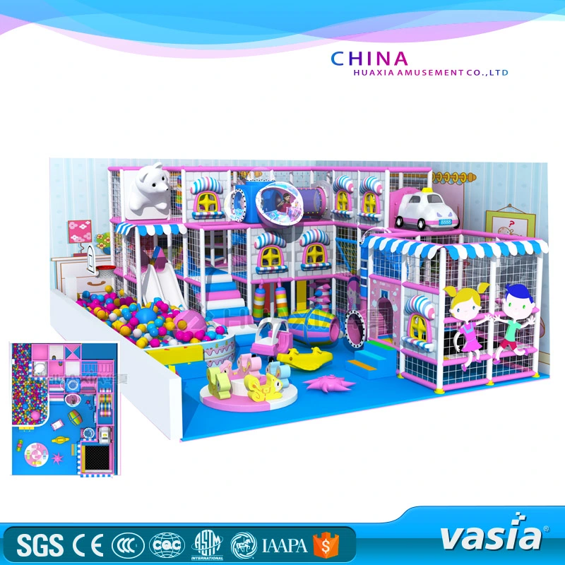 Slide Structure with Softplay Equipment for Stimulate