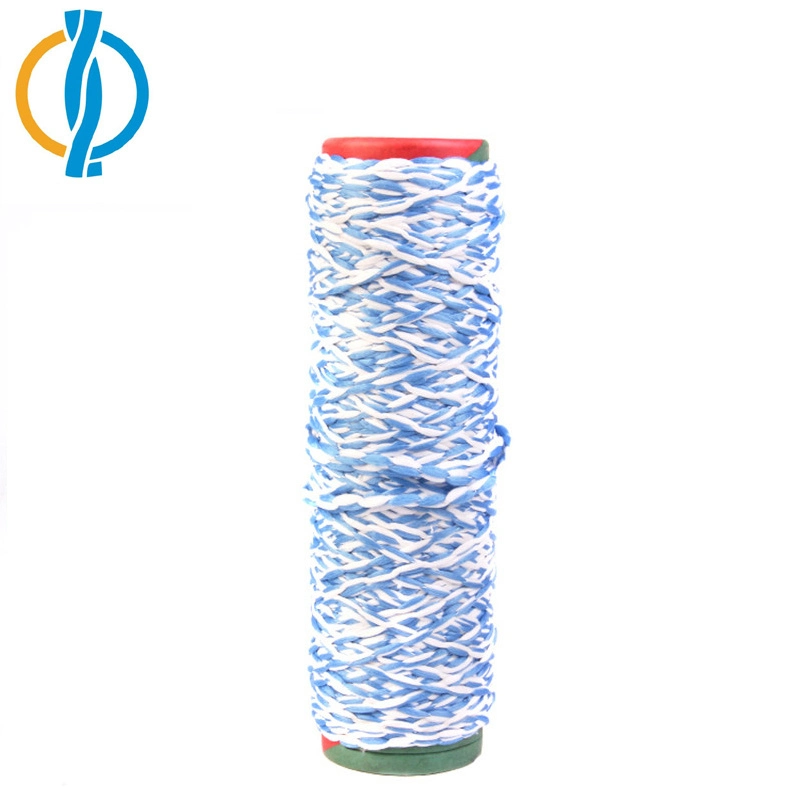 Manufacturer Open End Recycled Cotton Polyester Yarn Friction Yarn Spun 4 Ply Mop Yarn