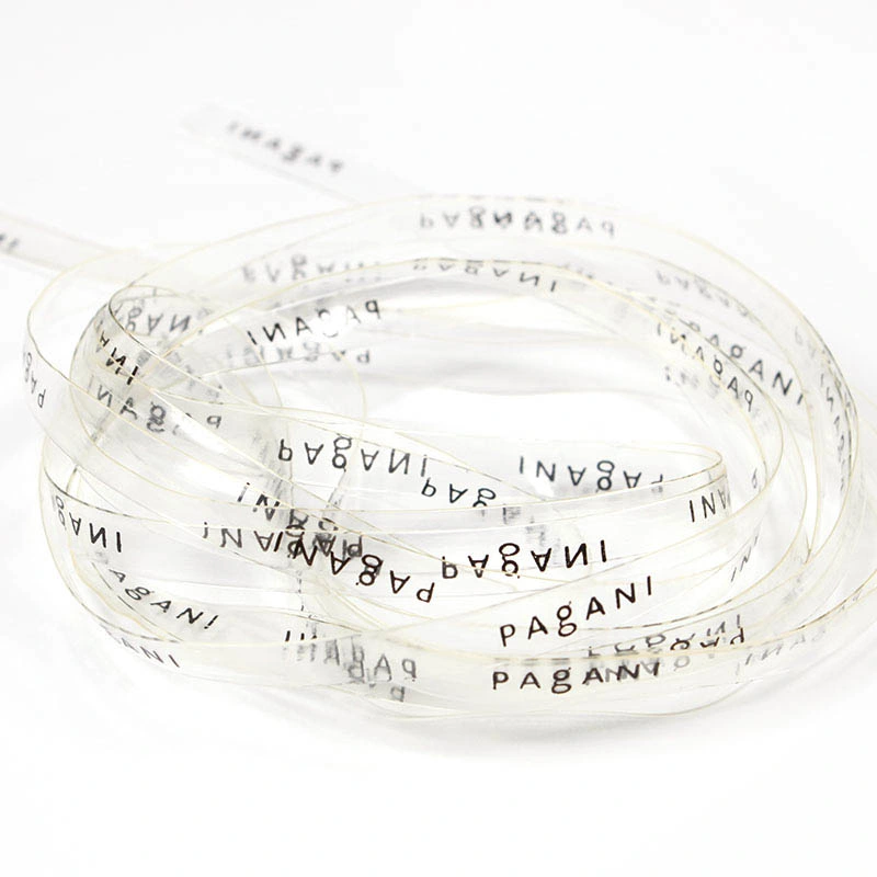 Oeko Recyclable Elastic Mobilon TPU Tape Recyclable Clear Elastic Bra Strap