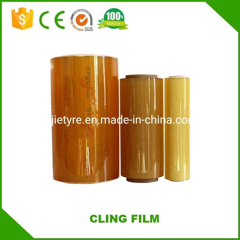PE Polyethylene Pallet Stretch Clear Plastic PVC Cling Film Roll PVC Protection Film Food Wrapping Film Plastic Antimicrobial Film Packaging Film Reusable Ec