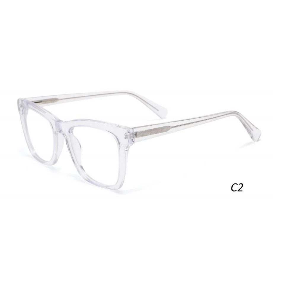 Fast Shipping Hade Made Acetate Optical Frames with Spring Hinge Oversize Eyeglasses