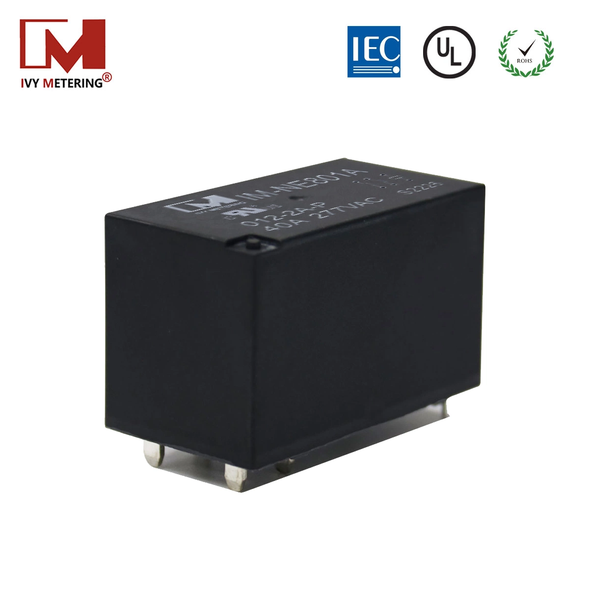 UL508 TUV 40A 277 VAC 12VDC 2pôles DPST-No carte de circuit imprimé miniature Relais d'alimentation pour chargeur EV