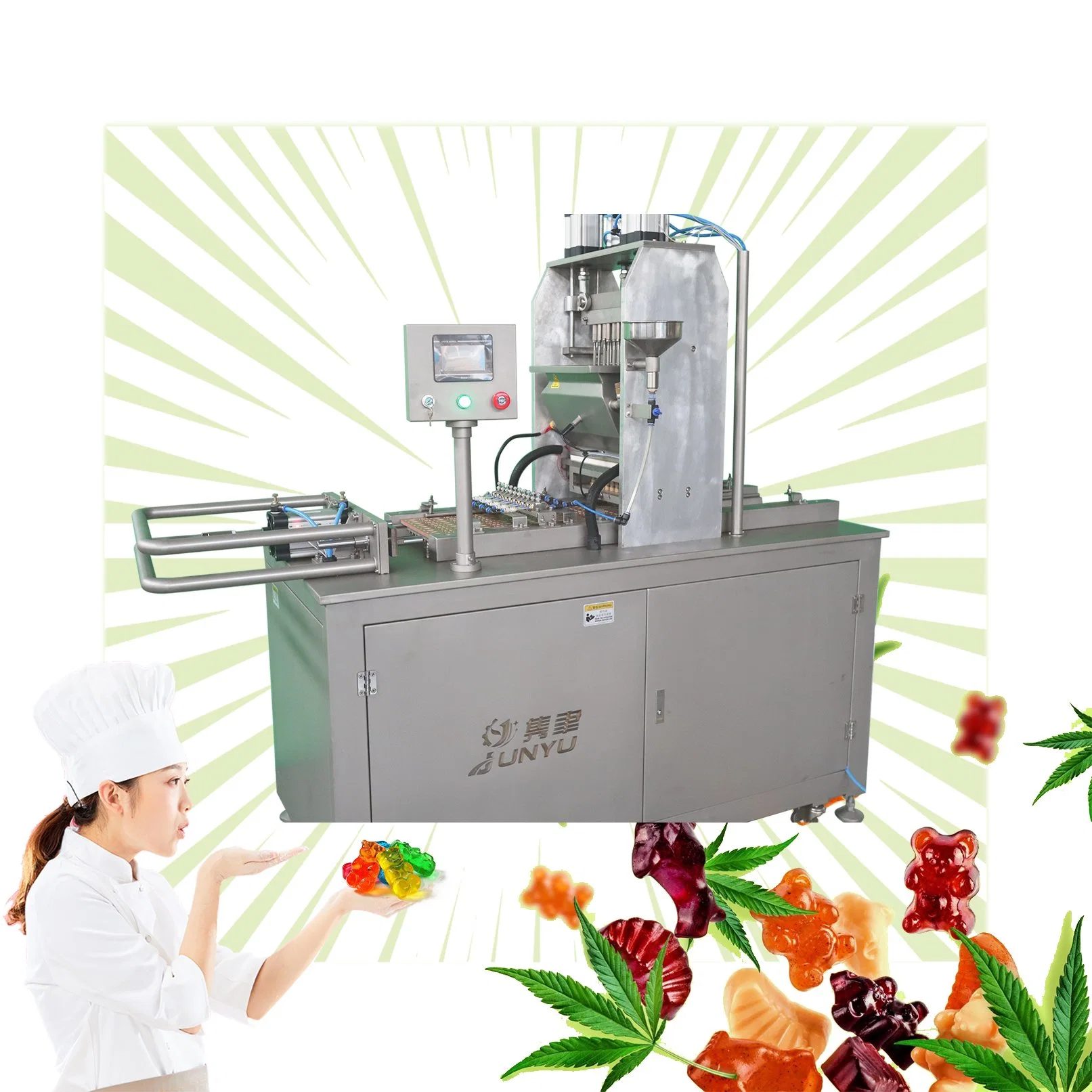 Relieve Stress and Pain Vegan Nutrition Gummy Candy Making Machine