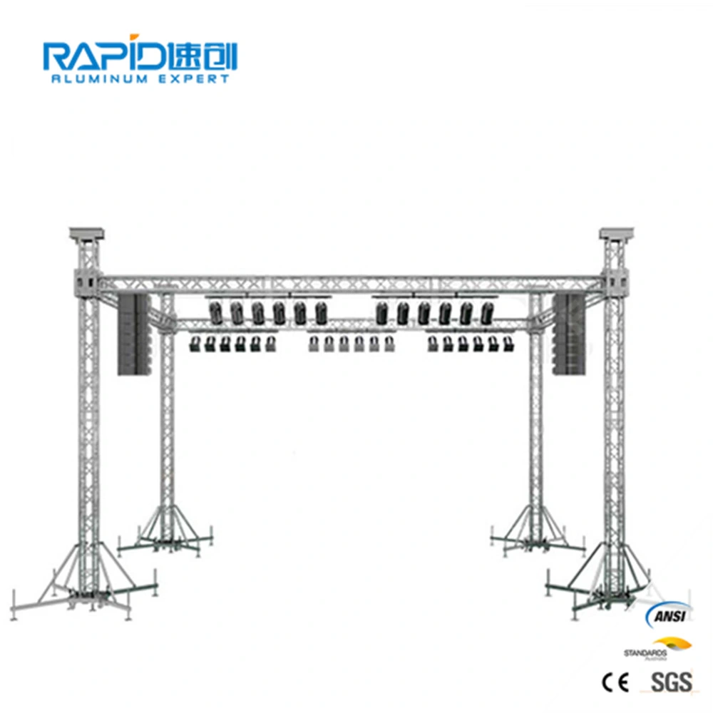 Light Aluminum Lighting Modular Frame Stage LED Display Truss System for Sale