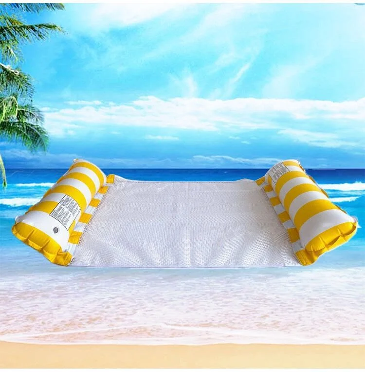 Top Selling Wasser Schwimmende Hängematte Lounge Stuhl Wasser Spiel Aufblasbar Schwimmende Sofa mit kundenspezifischen Farbe