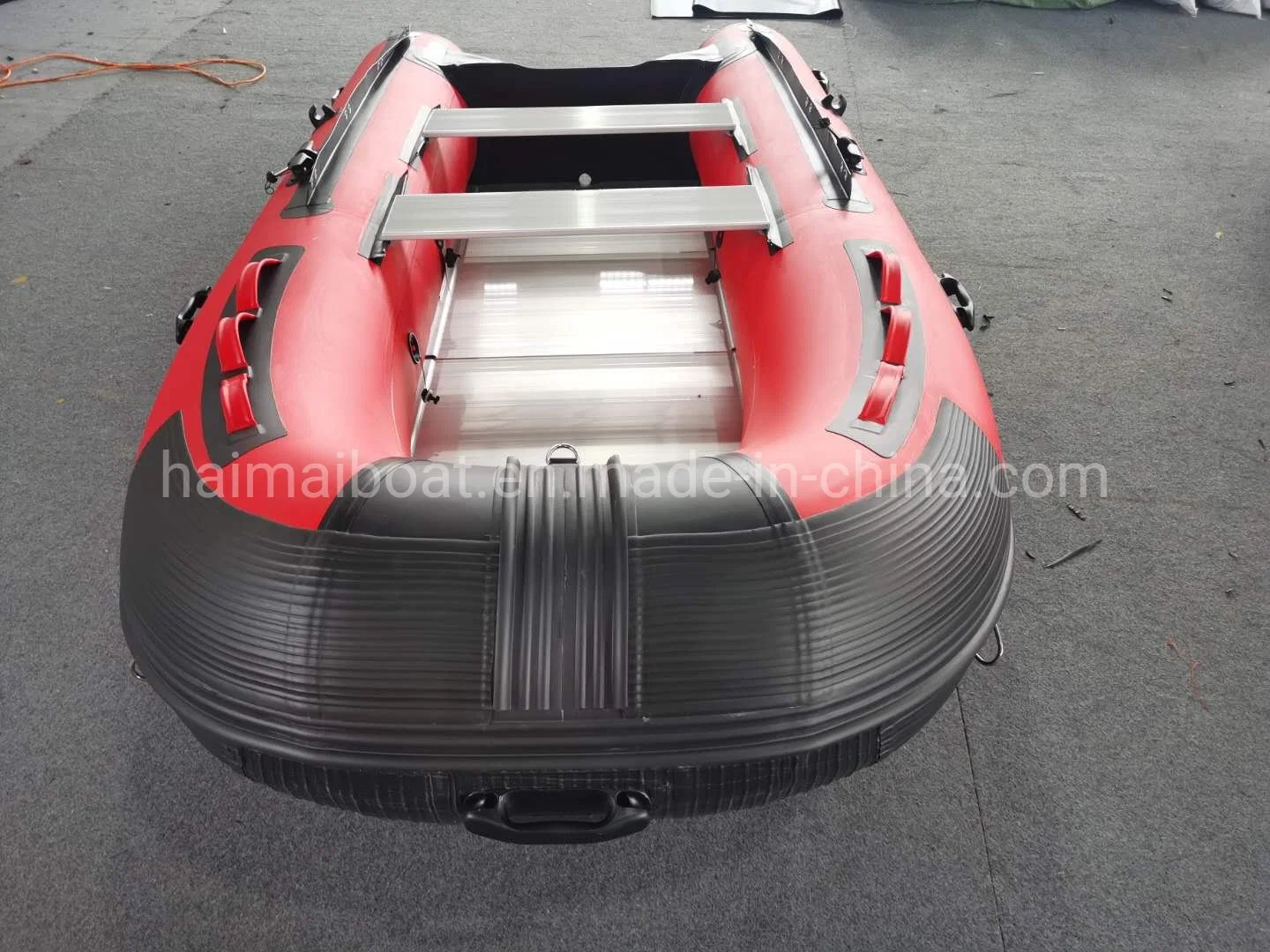 Classical Style 10.8FT 3.3m PVC Inflatable Boat Marine Rescue Boat Sea Fishing Boat with Aluminum Floor Military Patrol Boat Panga Boat Fishing Fishery Vessel