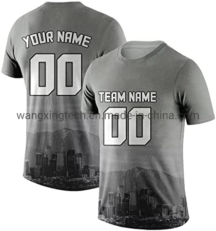 Personalisierbare Kurzarm-Shirt Personalisierte Hockey City Jersey Bekleidung Hinzufügen Team Name Nummer Sport Fans Geschenk für Männer Frauen Jugend