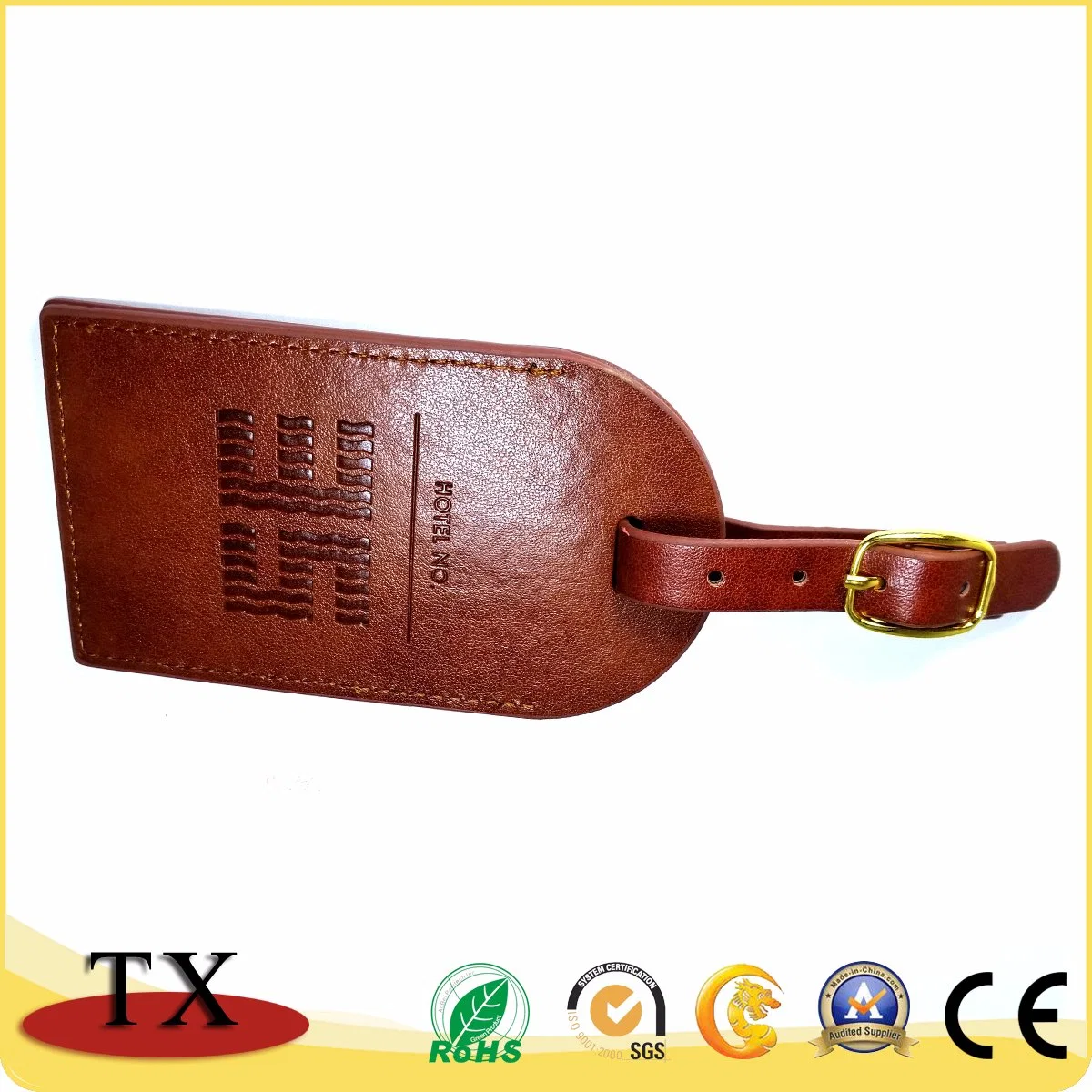 New Style Blank Leather Luggage Tag