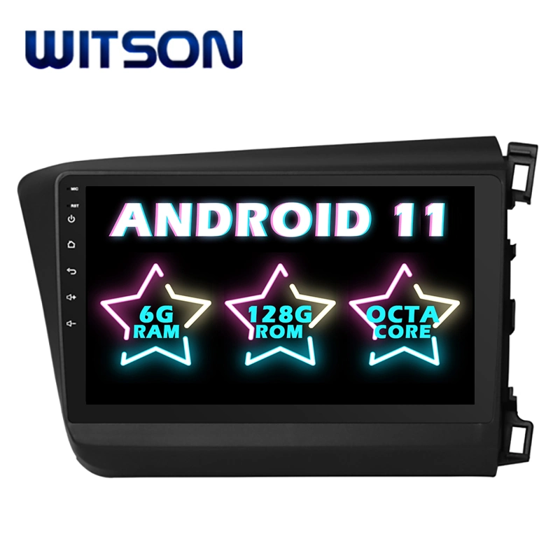 Witson Android 11 Auto DVD Multimedia-Player für Honda 2012-2015 Civic (RHD) 4GB RAM 64GB Flash Großbildschirm im Auto DVD-Player