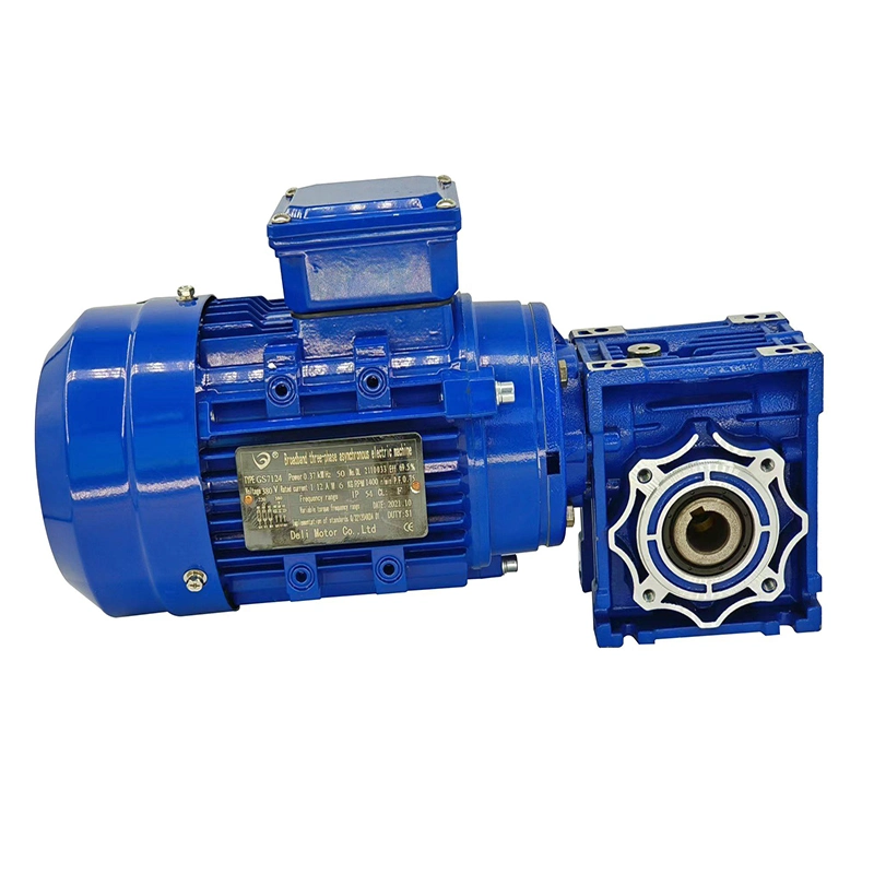 Nmrv030 High Efficiency Worm Gear Reducer Motor Can Be Installed in Multiple Directions