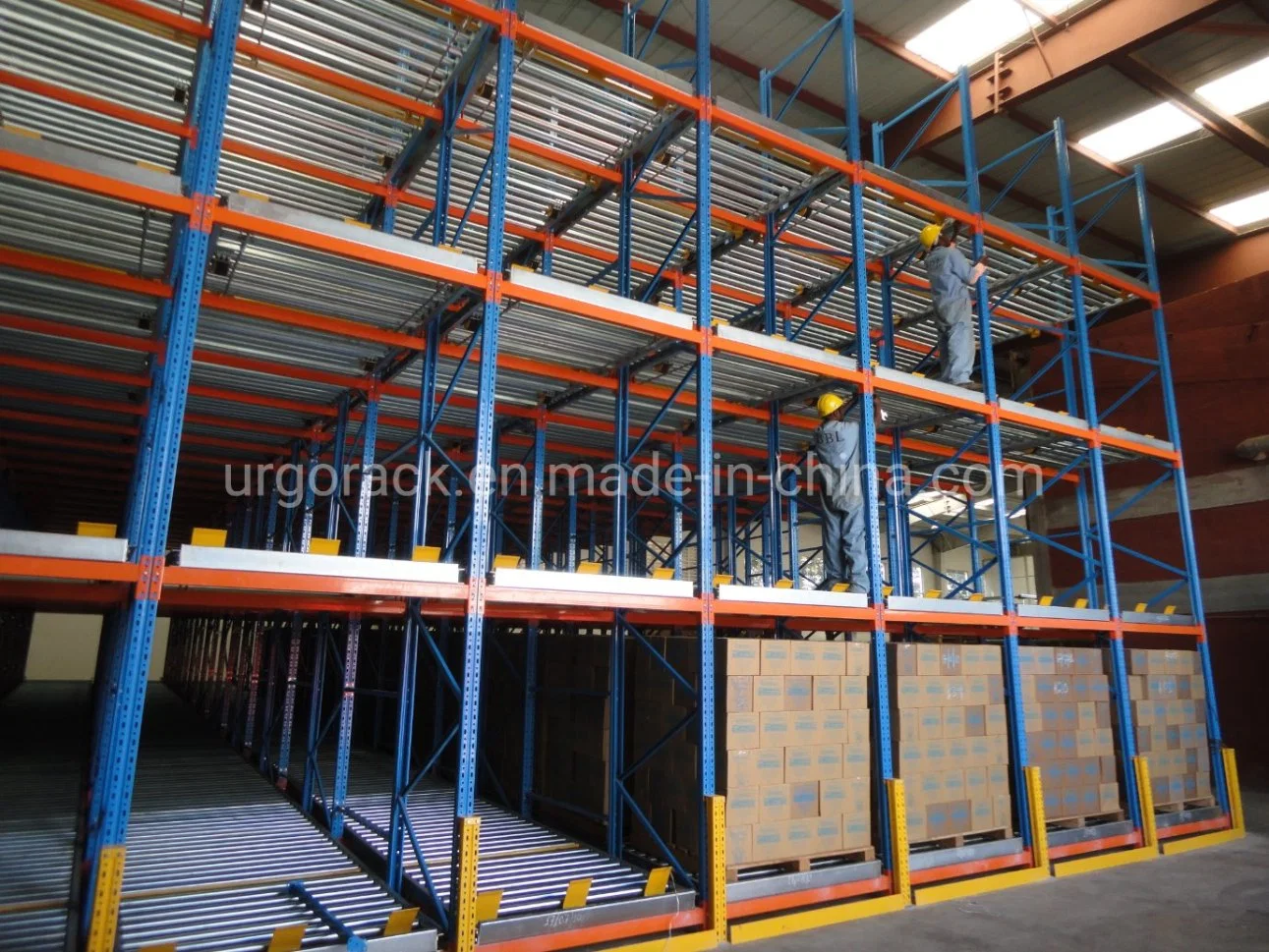 Adjustable Heavy Gravity Roller Pallet Racking