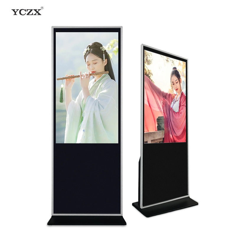 85 Inch Standing LCD Advertising Media Player Kiosk LCD Screen