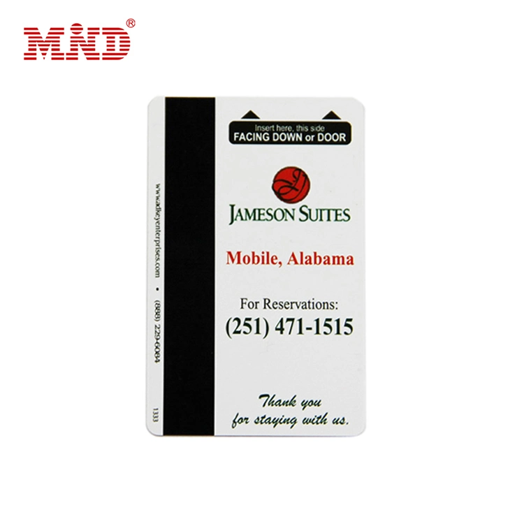 Hotel Magnetic Key Card 30mil Cr80 Cards with Hico Magnetic Stripe Card Encoder