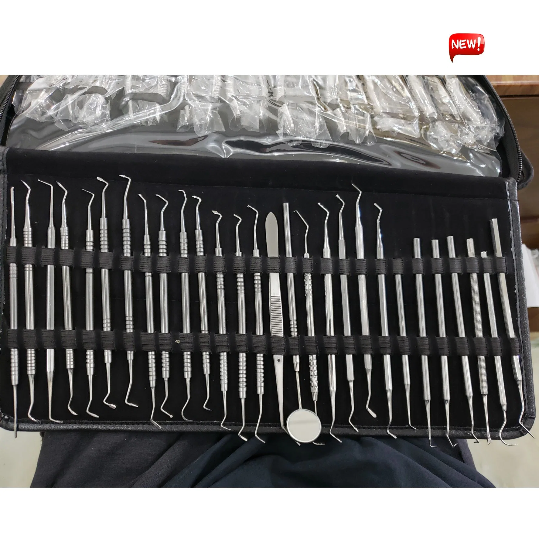 in-Di30 China Medical Stainless Steel Surgical Cleaning Full Set Dental Tool Instruments