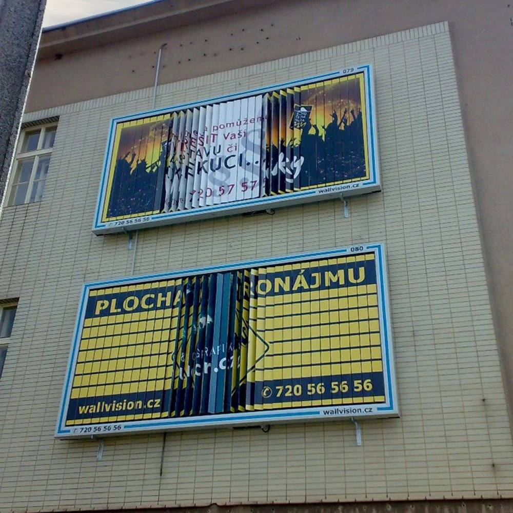 Calle de la ciudad valla Trivision vallas de publicidad Publicidad mostrar