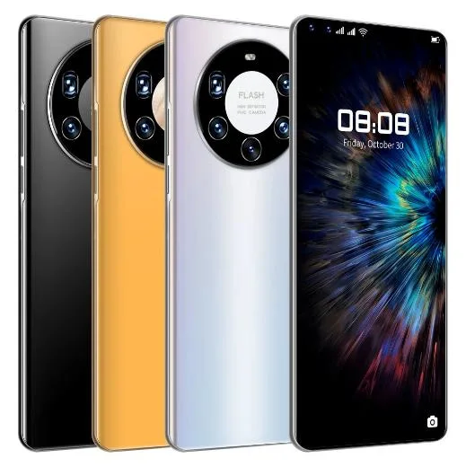 Comercio exterior Venta al por mayor Mate40 PRO 7,3 pulgadas HD Pantalla Android smartphones 12GB+512GB 5g Dual SIM Teléfono móvil GPS Teléfonos celulares