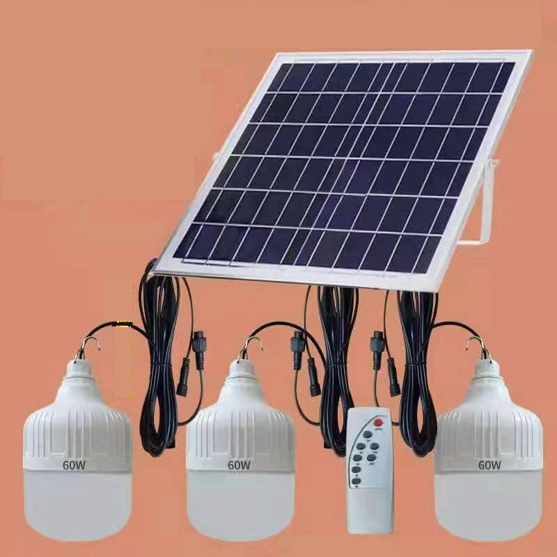 Rechargeable Portable Home Solar Bulb Lighting System