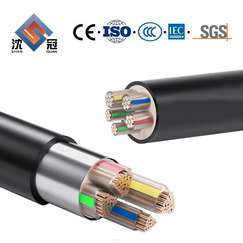 Shenguan CE Approved Fire Resistant Marine Insulated PVC Sheath Jacket Armoured Overhead Electrical Cables XLPE Copper Aluminum Electric Wire Power Cable