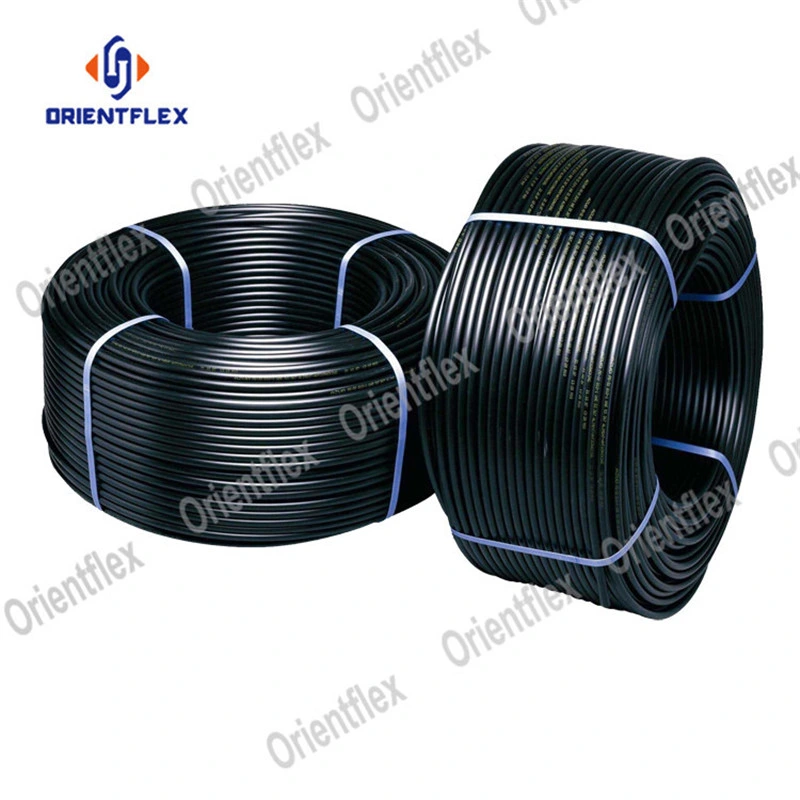 Black High Density Polyethylene Poly HDPE Agriculture Pipe